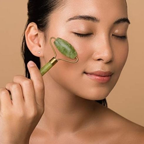 Natural Jade Roller & Gua Sha Set