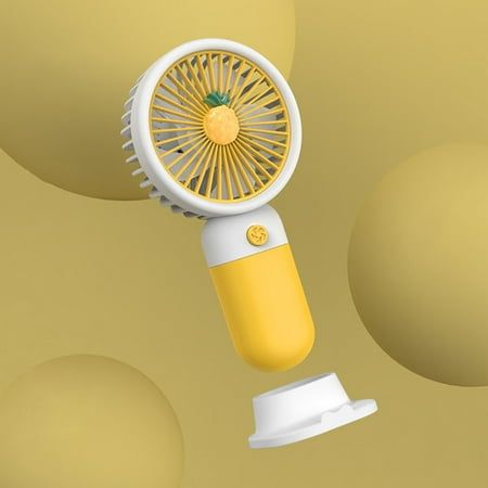 Mini Portable Handeled Fan With Rechargeable Battery