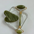 Natural Jade Roller & Gua Sha Set