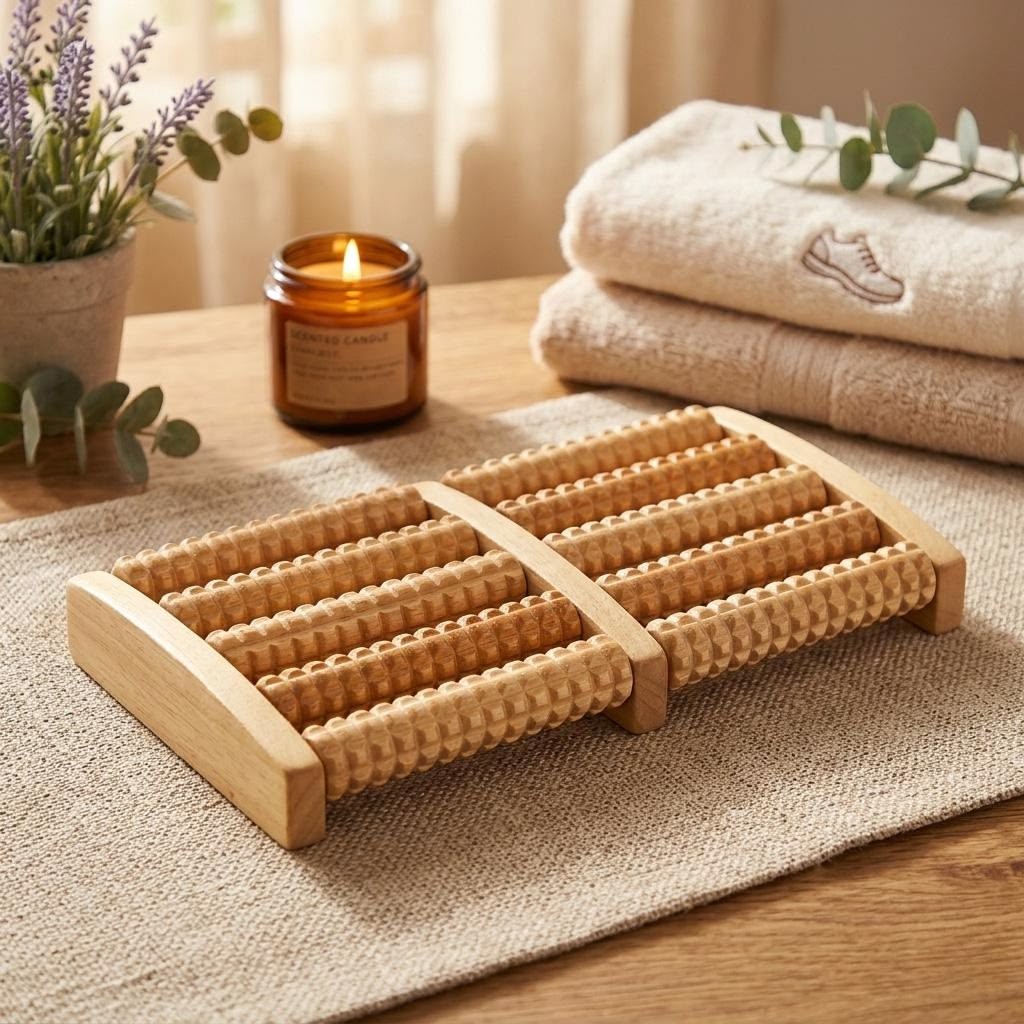 Wooden Foot Massager